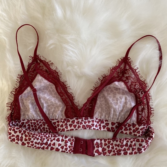 ANINE Bing Holly Heart Silk Bralette - Picture 3 of 11
